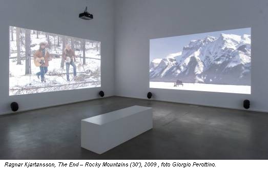 Ragnar Kjartansson, The End – Rocky Mountains (30'), 2009 , foto Giorgio Perottino.