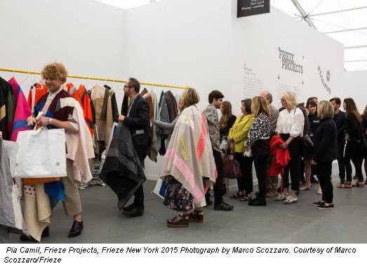 Pia Camil, Frieze Projects, Frieze New York 2015 Photograph by Marco Scozzaro. Courtesy of Marco Scozzaro/Frieze