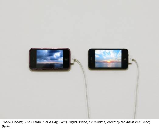 David Horvitz, The Distance of a Day, 2013, Digital video, 12 minutes, courtesy the artist and Chert, Berlin