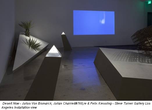 Desert Now - Julius Von Bismarck, Julian Charrière & Felix Kiessling - Steve Turner Gallery Los Angeles Installation view