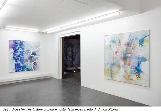 Sean Crossley The history of beach, vista della mostra, foto di Simon d'Exéa