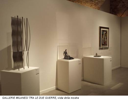 GALLERIE MILANESI TRA LE DUE GUERRE, vista della mostra