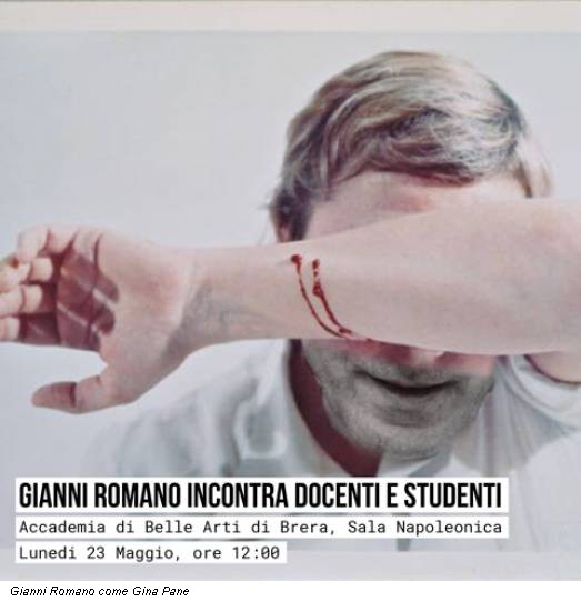 Gianni Romano come Gina Pane