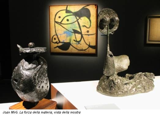 Joan Miró. La forza della materia, vista della mostra