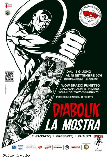 Diabolik, la mostra