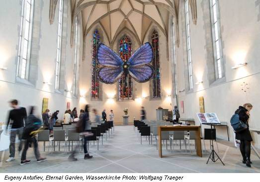 Evgeny Antufiev, Eternal Garden, Wasserkirche Photo: Wolfgang Traeger