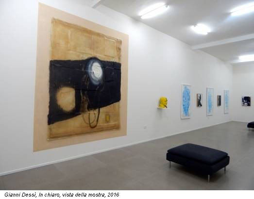 Gianni Dessì, In chiaro, vista della mostra, 2016