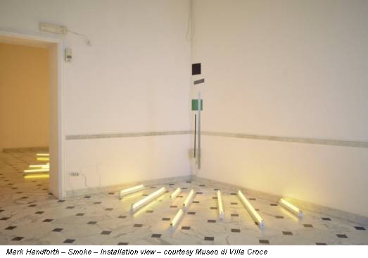 Mark Handforth – Smoke – Installation view – courtesy Museo di Villa Croce
