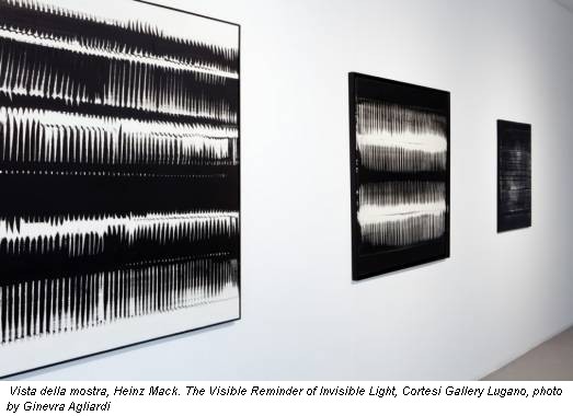 Vista della mostra, Heinz Mack. The Visible Reminder of Invisible Light, Cortesi Gallery Lugano, photo by Ginevra Agliardi