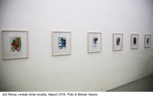 Edi Rama, veduta della mostra, Napoli 2016. Foto di Bledar Hasko