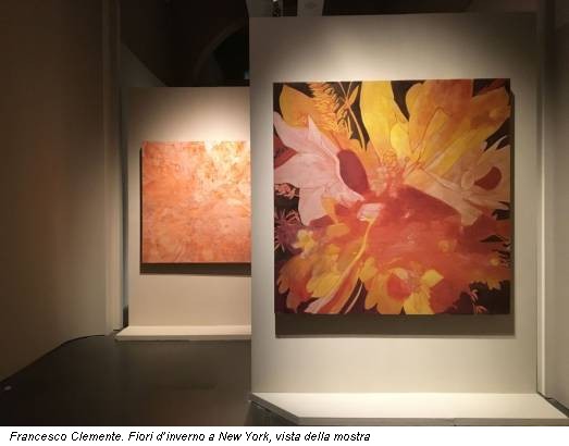 Francesco Clemente. Fiori d’inverno a New York, vista della mostra
