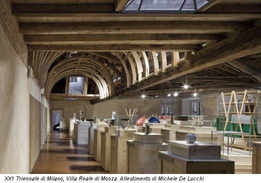 XX1 Triennale di Milano, Villa Reale di Monza. Allestimento di Michele De Lucchi