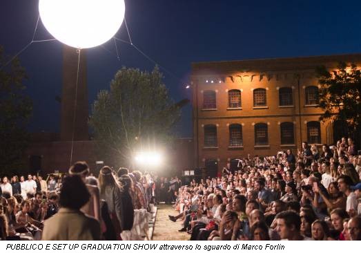 PUBBLICO E SET UP GRADUATION SHOW attraverso lo sguardo di Marco Forlin