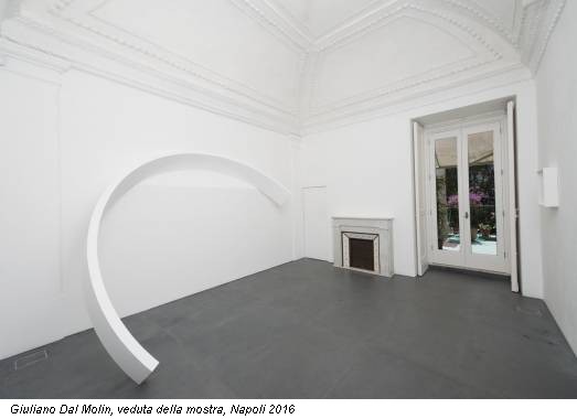 Giuliano Dal Molin, veduta della mostra, Napoli 2016