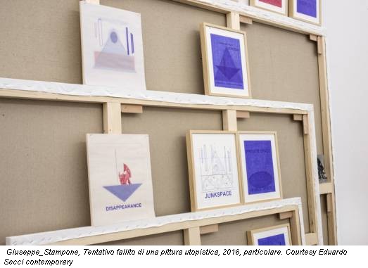 Giuseppe_Stampone, Tentativo fallito di una pittura utopistica, 2016, particolare. Courtesy Eduardo Secci contemporary