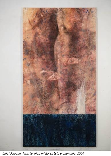 Luigi Pagano, Idra, tecnica mista su tela e alluminio, 2016