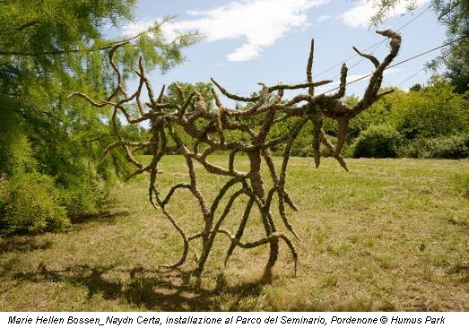 Marie Hellen Bossen_Naydn Certa, installazione al Parco del Seminario, Pordenone © Humus Park