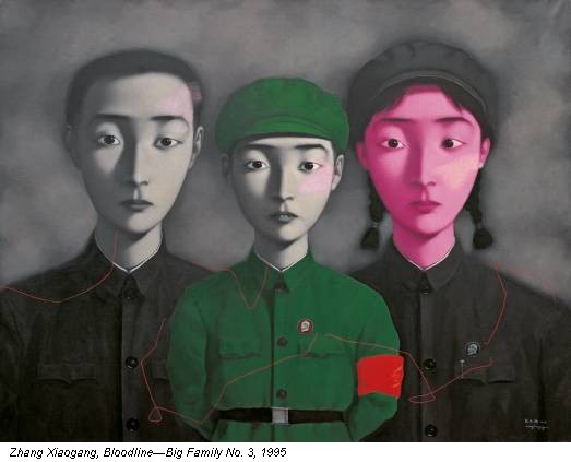 Zhang Xiaogang, Bloodline—Big Family No. 3, 1995