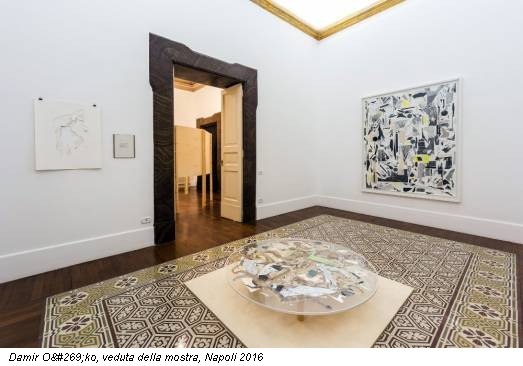 Damir Očko, veduta della mostra, Napoli 2016