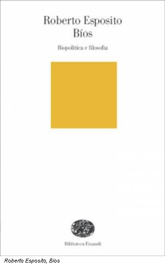 Roberto Esposito, Bios