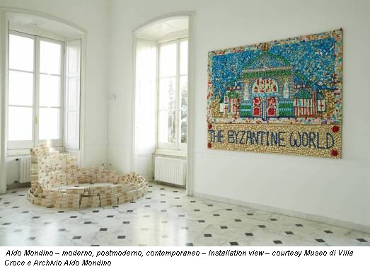 Aldo Mondino – moderno, postmoderno, contemporaneo – Installation view – courtesy Museo di Villa Croce e Archivio Aldo Mondino