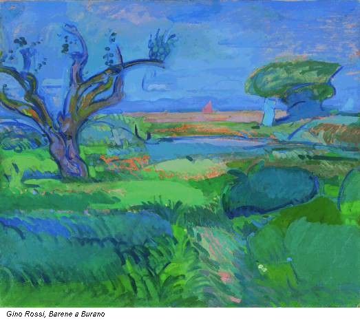 Gino Rossi, Barene a Burano