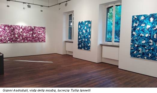Gianni Asdrubali, vista della mostra, Lucrezia Tullia Iannelli
