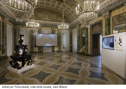 Artisti per Frescobaldi, vista della mostra, Gam Milano