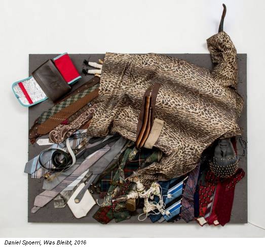 Daniel Spoerri, Was Bleibt, 2016