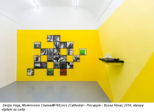 Sergio Vega, Modernismo Chamánico (Cathedral - Pincapple - Bossa Nova), 2016, stampa digitale su carta