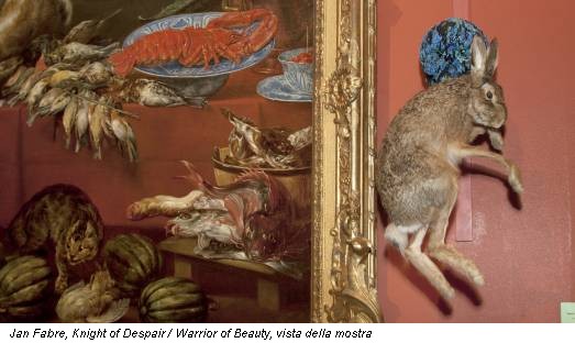 Jan Fabre, Knight of Despair / Warrior of Beauty, vista della mostra