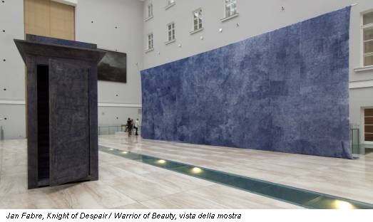 Jan Fabre, Knight of Despair / Warrior of Beauty, vista della mostra