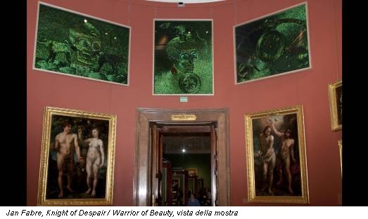 Jan Fabre, Knight of Despair / Warrior of Beauty, vista della mostra