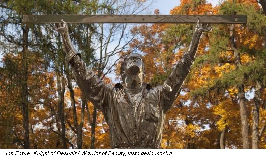Jan Fabre, Knight of Despair / Warrior of Beauty, vista della mostra