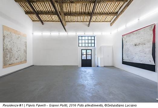 Residenze #1 | Flavio Favelli - Gianni Politi, 2016 Foto allestimento, ©Sebastiano Luciano