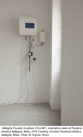 Battaglia Foundry Sculpture Prize #01, installation views at Fonderia Artistica Battaglia, Milan, 2016 Courtesy: Archivio Fonderia Artistica Battaglia, Milan. Photo: &copy; Virginia Taroni