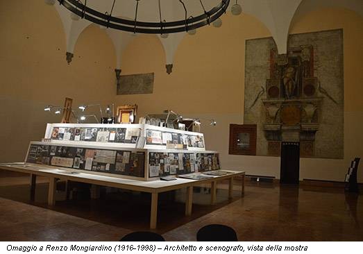 Omaggio a Renzo Mongiardino (1916-1998) – Architetto e scenografo, vista della mostra