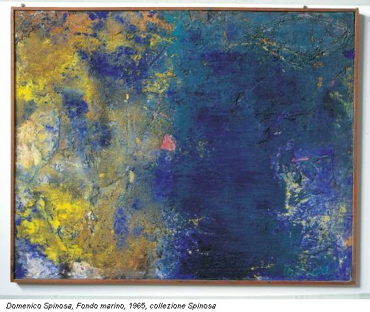 Domenico Spinosa, Fondo marino, 1965, collezione Spinosa