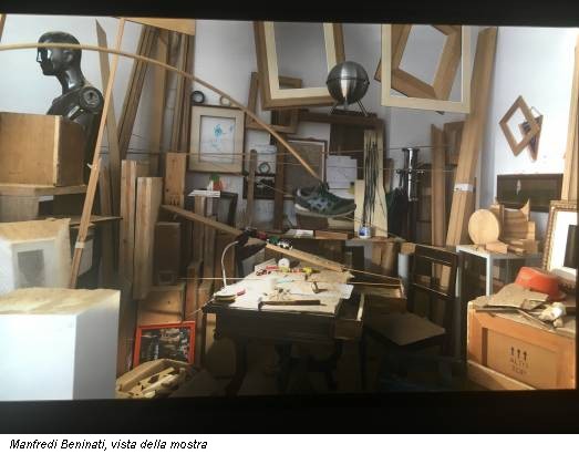 Manfredi Beninati, vista della mostra