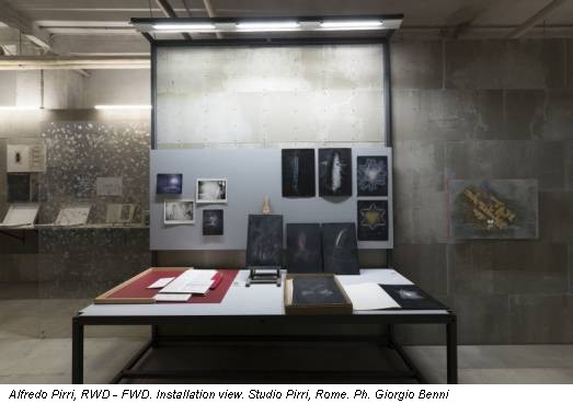 Alfredo Pirri, RWD - FWD. Installation view. Studio Pirri, Rome. Ph. Giorgio Benni