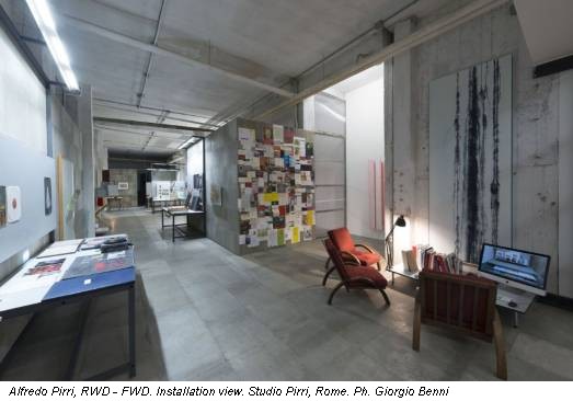 Alfredo Pirri, RWD - FWD. Installation view. Studio Pirri, Rome. Ph. Giorgio Benni