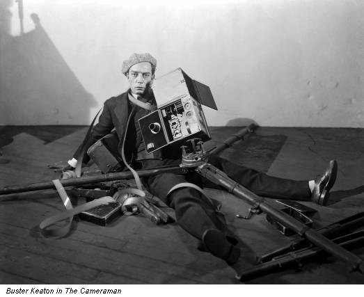 Buster Keaton in The Cameraman