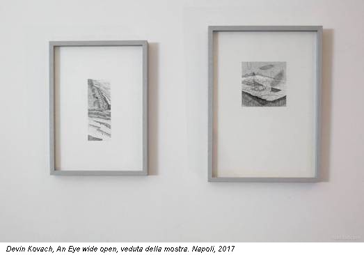 Devin Kovach, An Eye wide open, veduta della mostra. Napoli, 2017