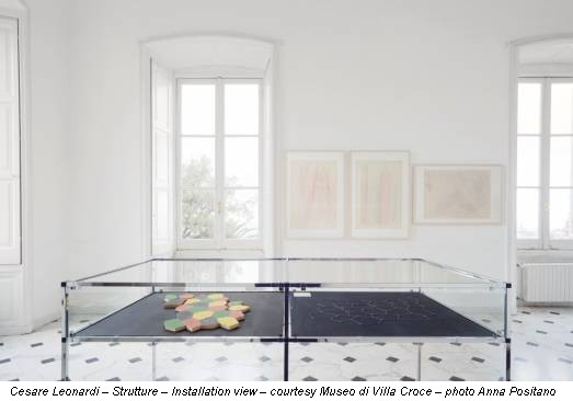 Cesare Leonardi – Strutture – Installation view – courtesy Museo di Villa Croce – photo Anna Positano