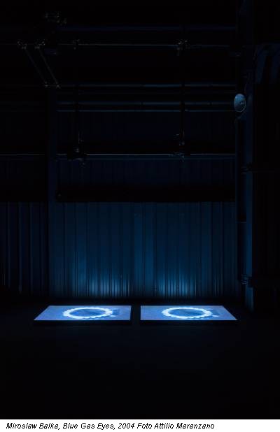 Miroslaw Balka, Blue Gas Eyes, 2004 Foto Attilio Maranzano
