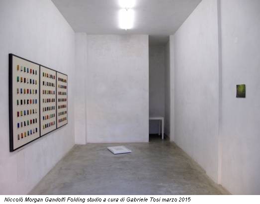 Niccolò Morgan Gandolfi Folding studio a cura di Gabriele Tosi marzo 2015