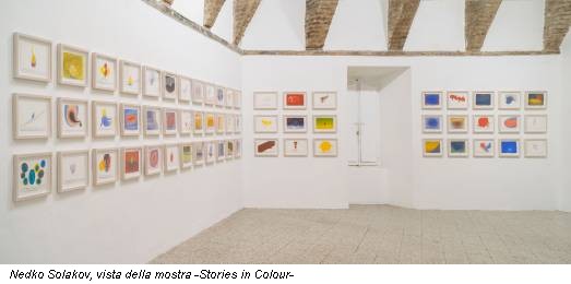 Nedko Solakov, vista della mostra -Stories in Colour-