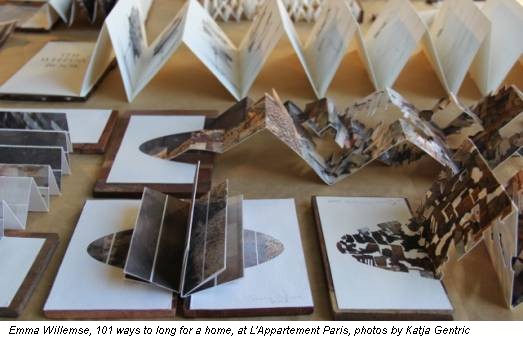 Emma Willemse, 101 ways to long for a home, at L'Appartement Paris, photos by Katja Gentric