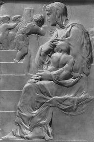 Michelangelo Buonarroti, Madonna della Scala, Casa Buonarroti (@ www.Thais.it)