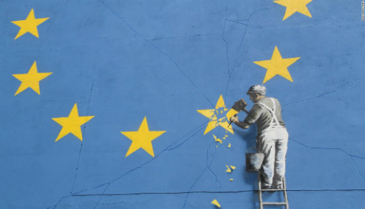 L’opera di Banksy sulla Brexit a rischio demolizione L’opera di Banksy sulla Brexit a rischio demolizione